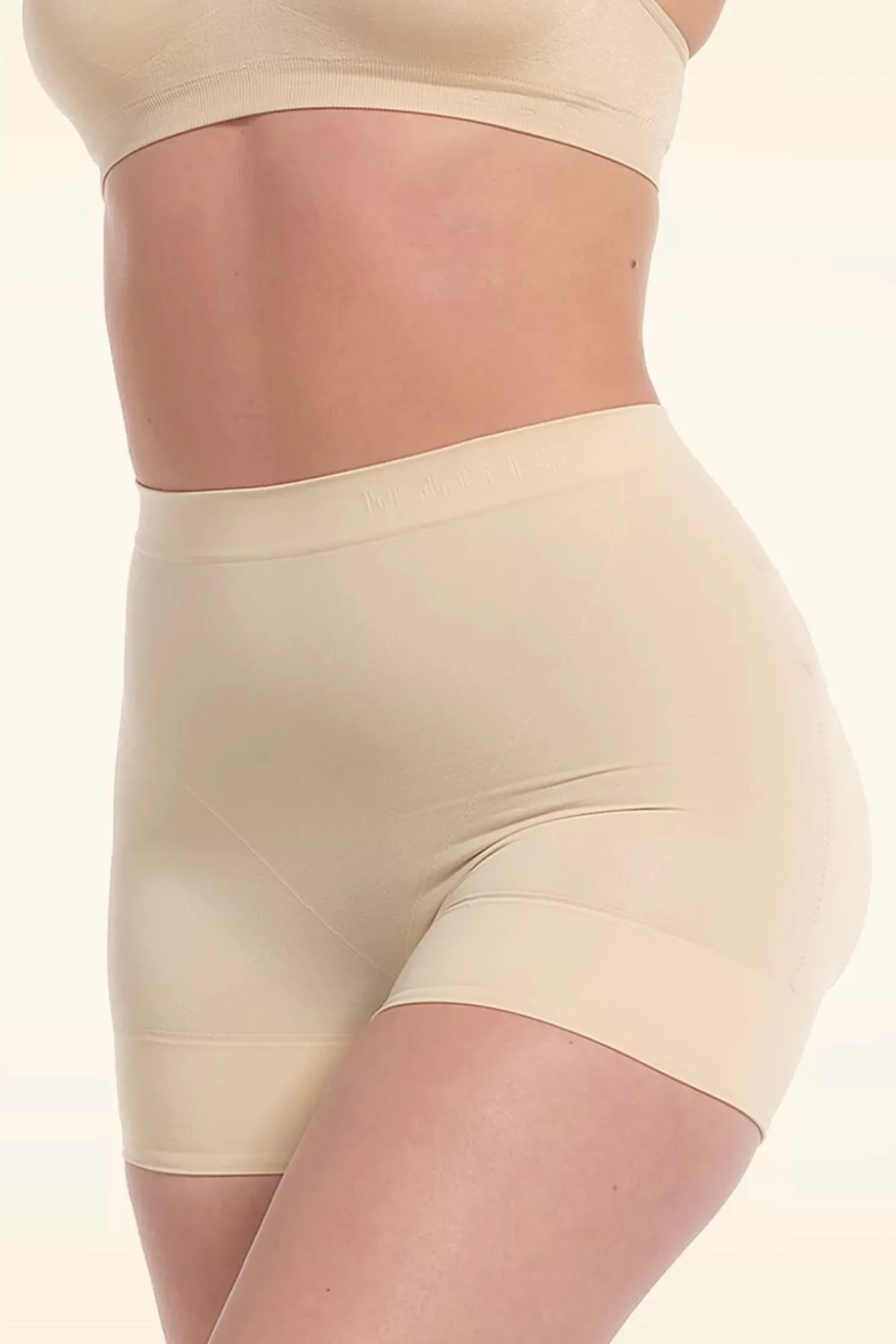 Discount Booty Booster Short In Latte Vrouwen Shapewear