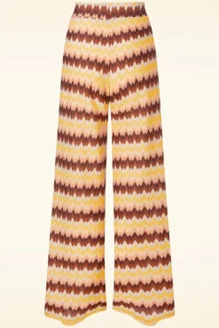 Best Border Palazzo Carmine In Mock Oranje Vrouwen Broeken