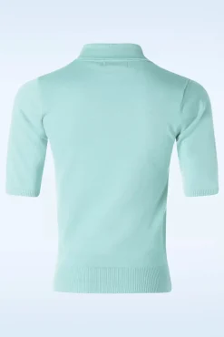 Bow Delight Jumper In Pastel Blauw Vrouwen Truitjes