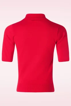 Best Bow Delight Jumper In Rood Vrouwen Truitjes