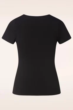 Discount Build It Up T-Shirt In Zwart Vrouwen T-Shirts