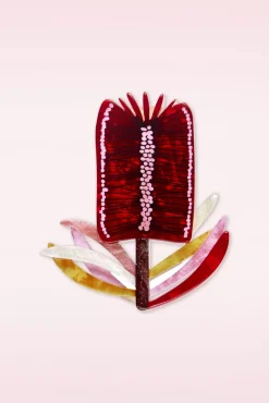 Best Burgundy Brush Broche Vrouwen Sieraden