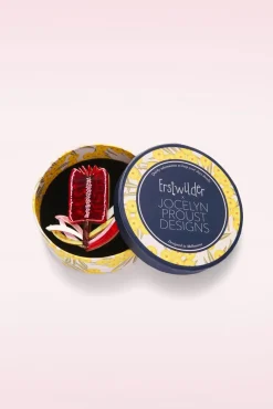 Best Burgundy Brush Broche Vrouwen Sieraden