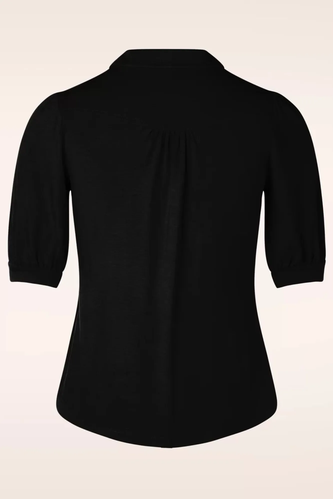 Clearance Carina Ecovero Lichte Blouse In Zwart Vrouwen Blouses