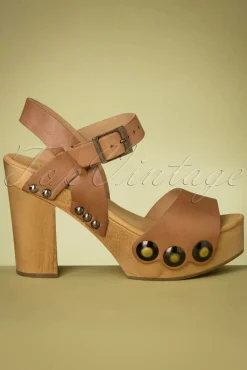 Best Carmen Klompen In Whiskybruin Vrouwen Sandalen