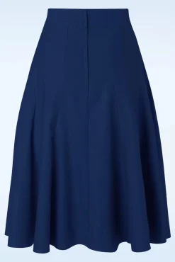 Hot Carol Classic Panel Rok In Marineblauw Vrouwen Rokken
