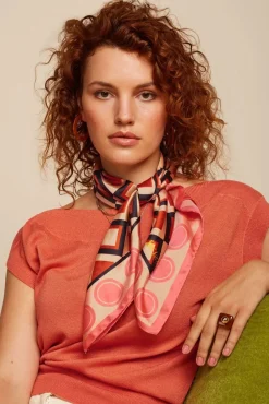 New Casablanca Sjaal In Karamel Vrouwen Sjaals