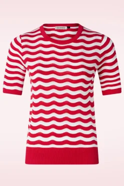 Outlet Catching Waves Jumper In Rood Vrouwen Truitjes