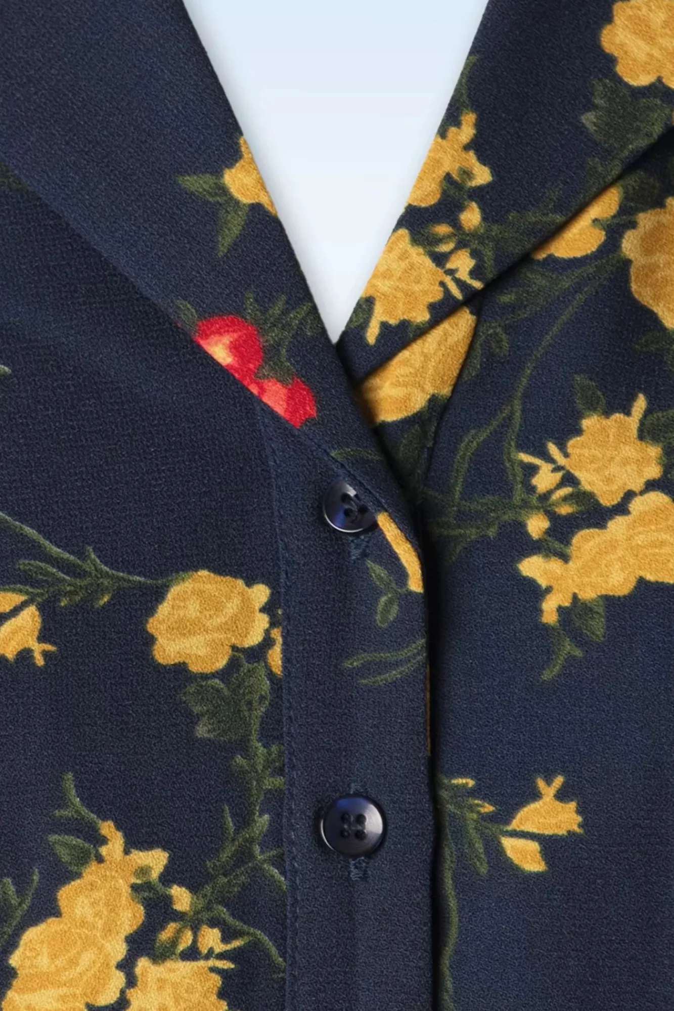 Outlet Caterina Bloom Shirt In Marineblauw Vrouwen Blouses