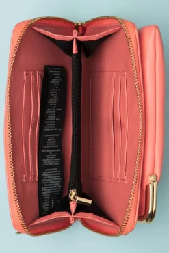 Best Cherry Pie Crossbody Telefoontasje In Koraalroze Vrouwen Portemonnees