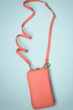 Best Cherry Pie Crossbody Telefoontasje In Koraalroze Vrouwen Portemonnees