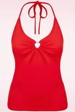 New Cheryl Top In Rood Vrouwen Tops