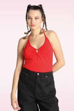 New Cheryl Top In Rood Vrouwen Tops