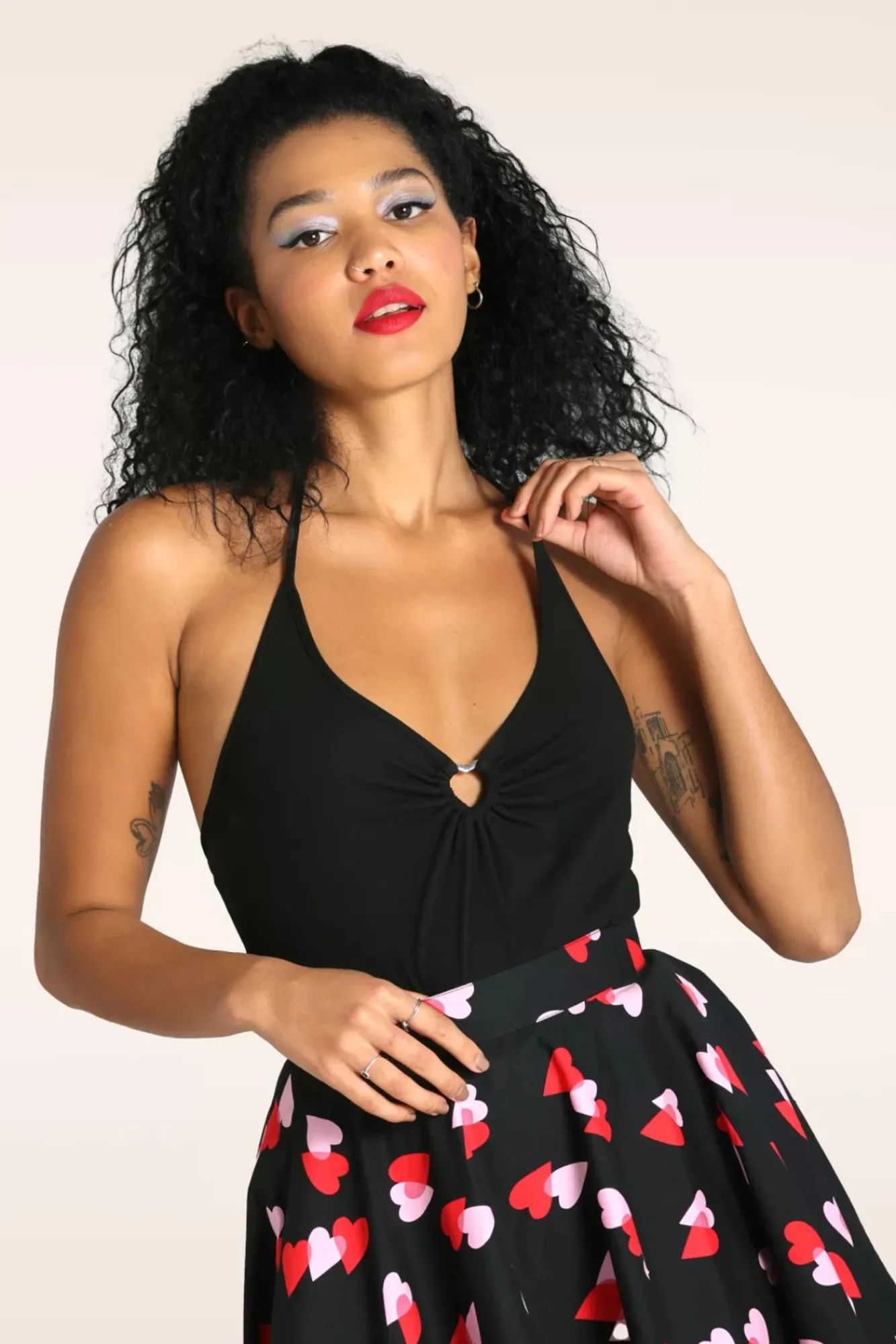 Clearance Cheryl Top In Zwart Vrouwen Tops