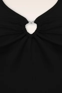 Clearance Cheryl Top In Zwart Vrouwen Tops