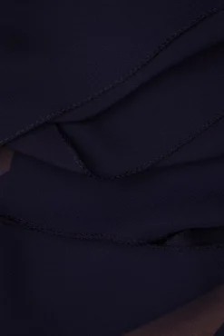 Chiffon Sjaal In Marineblauw Vrouwen Haaraccessoires