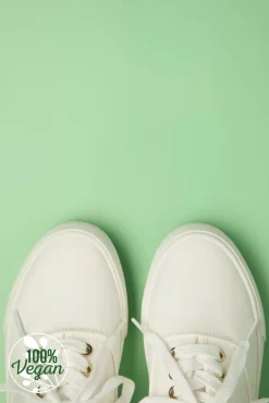 Discount Chloe Canvas Sneakers In Gebroken Wit Vrouwen Sneakers