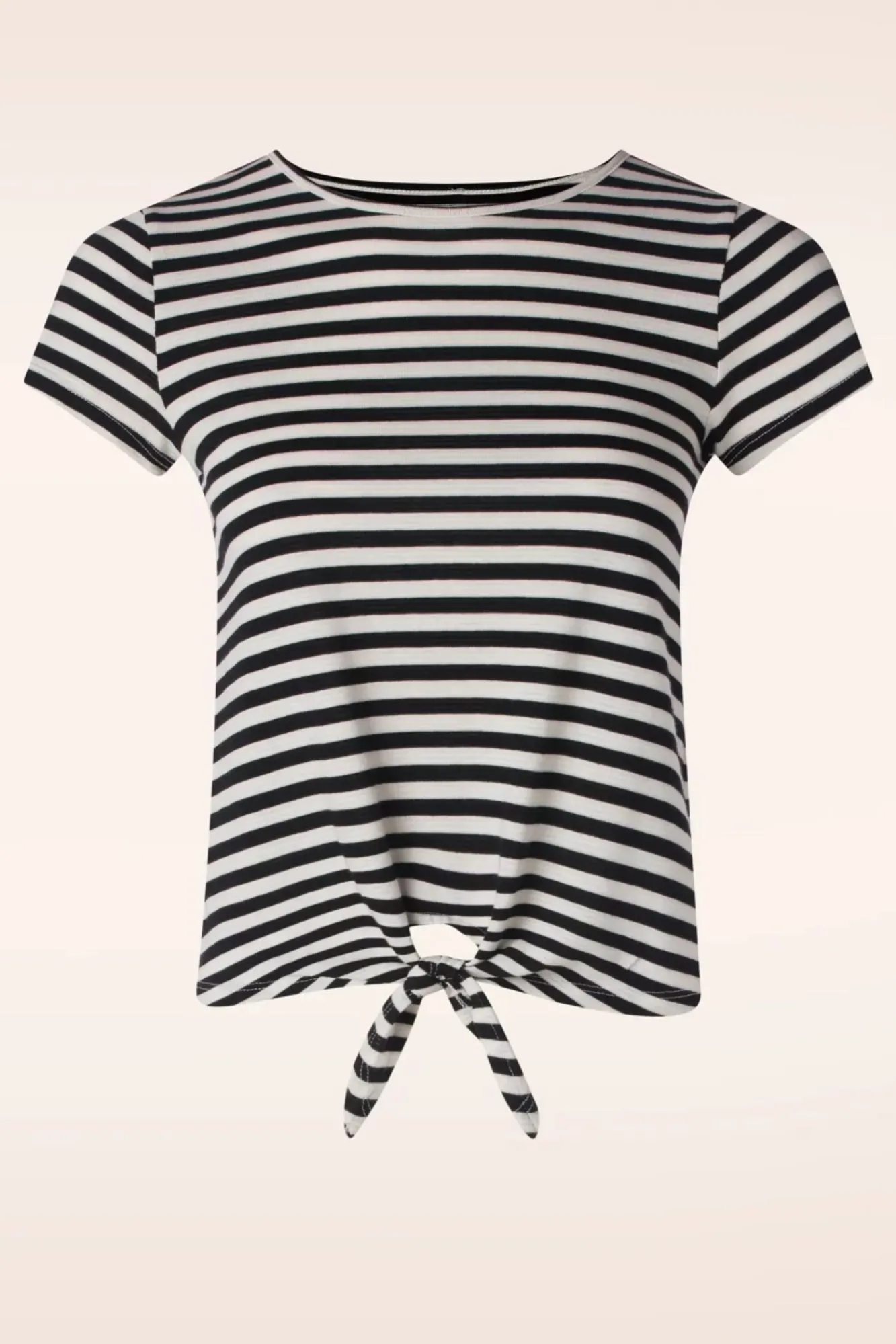 Best Chopito Stripe Knot T-Shirt In Zwart Vrouwen T-Shirts