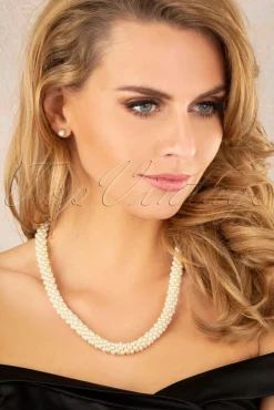 Chunky Parelketting In Ivoor Vrouwen Sieraden