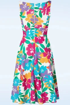 Hot Cindi Swing Jurk In Multi Vrouwen Plus Size Jurken