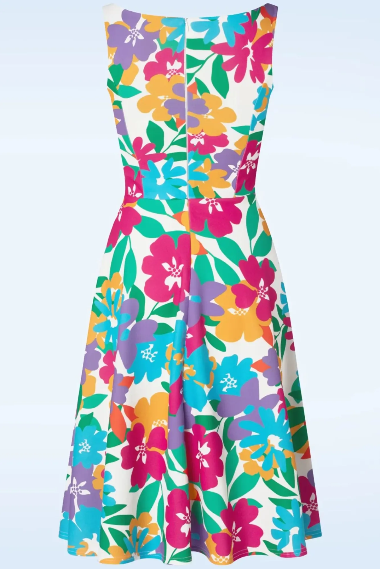 Hot Cindi Swing Jurk In Multi Vrouwen Plus Size Jurken