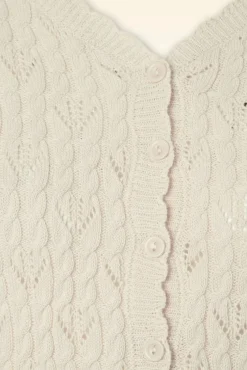 Claudia Vest In Ivoor Vrouwen Vestjes