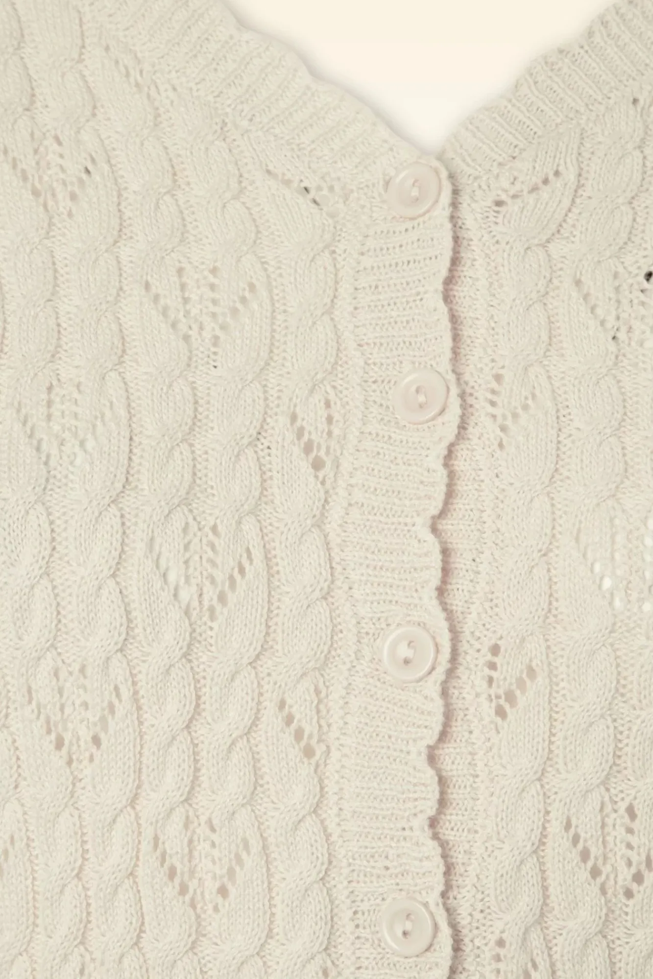 Claudia Vest In Ivoor Vrouwen Vestjes