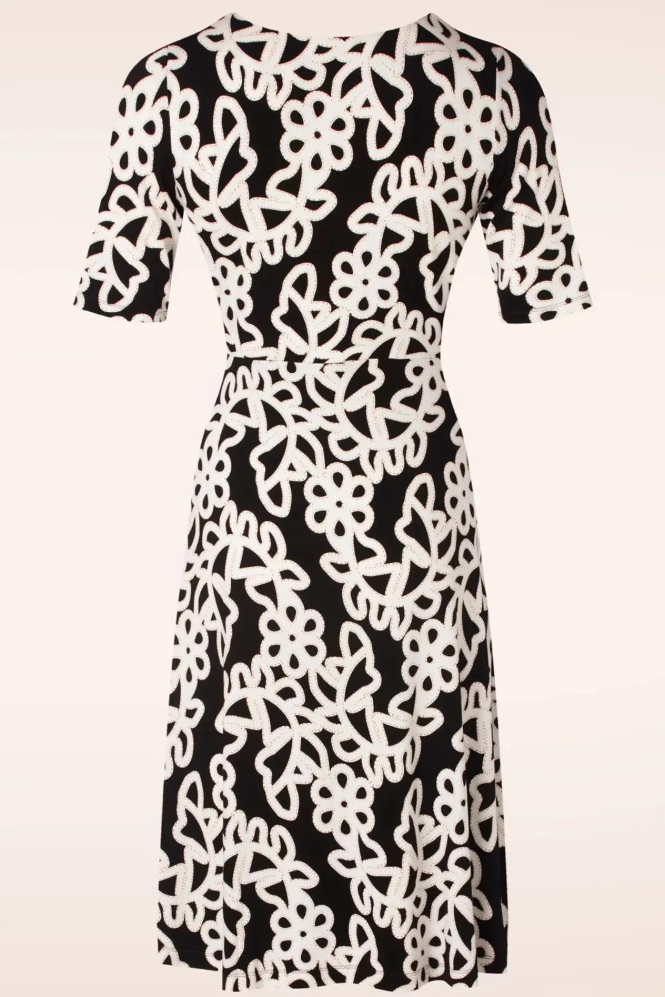 Best Colette Geknoopte Jurk In Zwart Vrouwen Plus Size Jurken