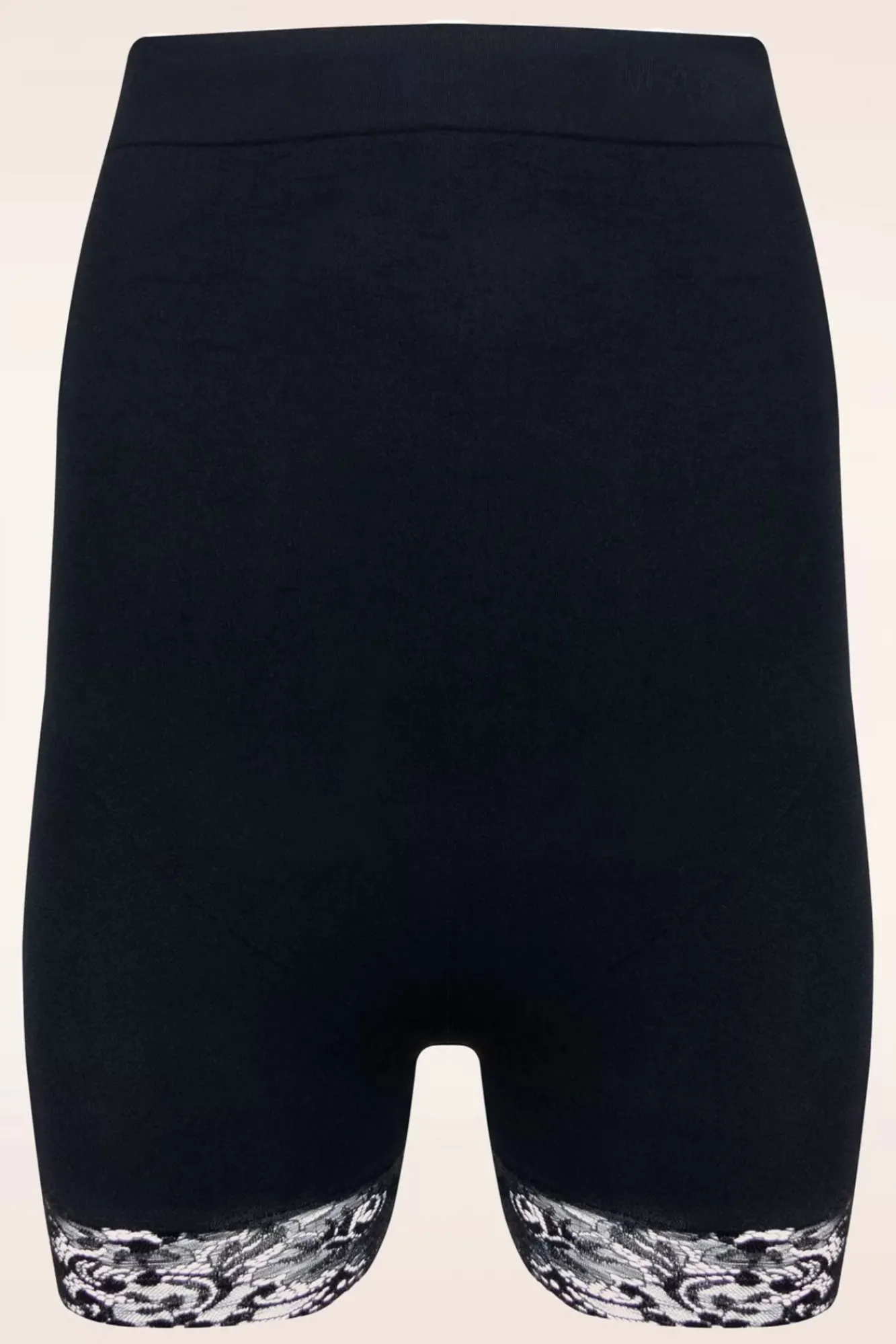 Best Comfort Kanten Hoge Short In Zwart Vrouwen Shapewear