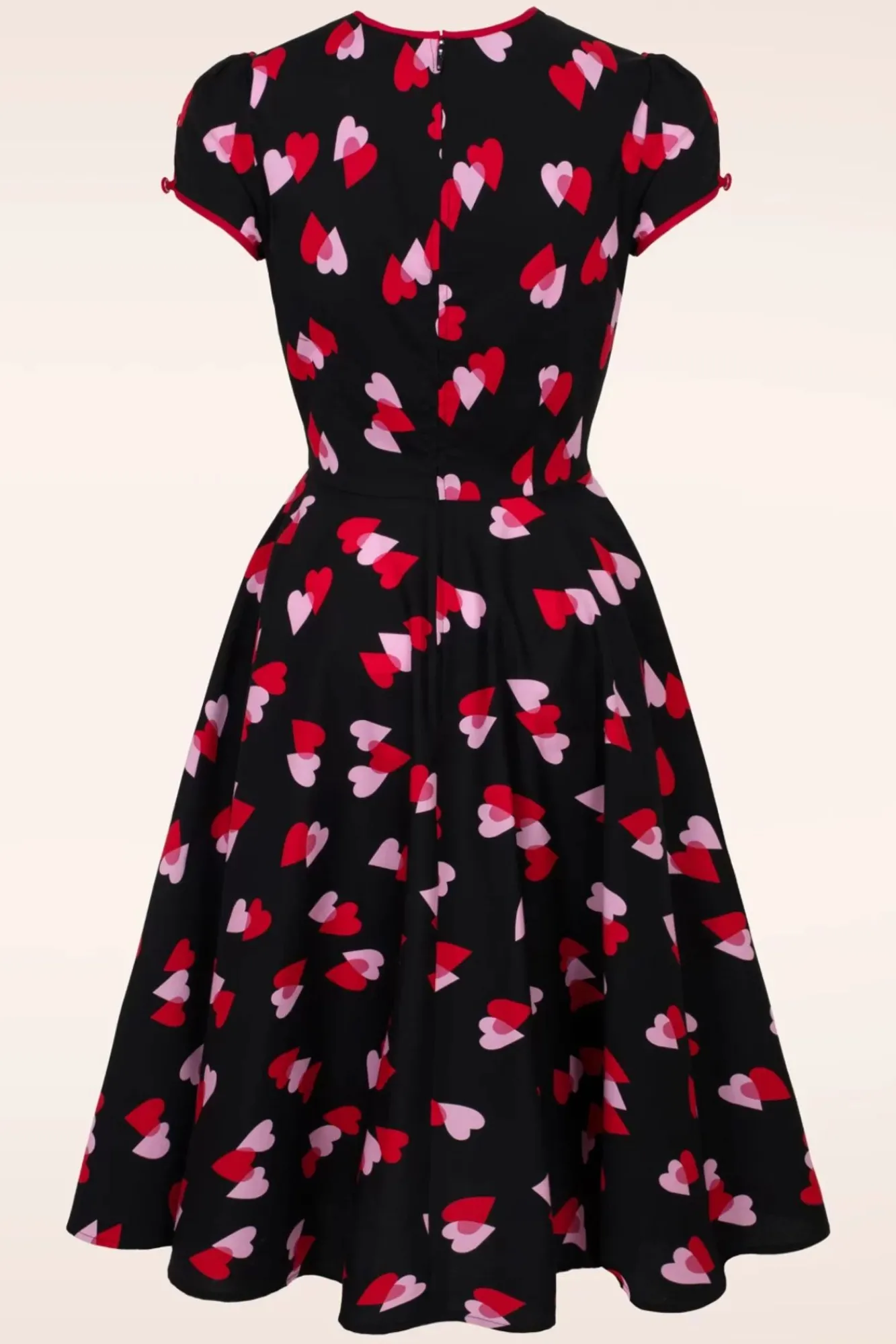 Sale Confetti Swing Jurk In Zwart Vrouwen Plus Size Jurken