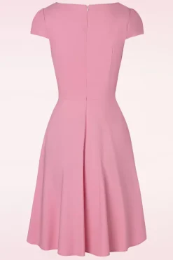 Sale Connie Swingjurk In Babyroze Vrouwen Plus Size Jurken