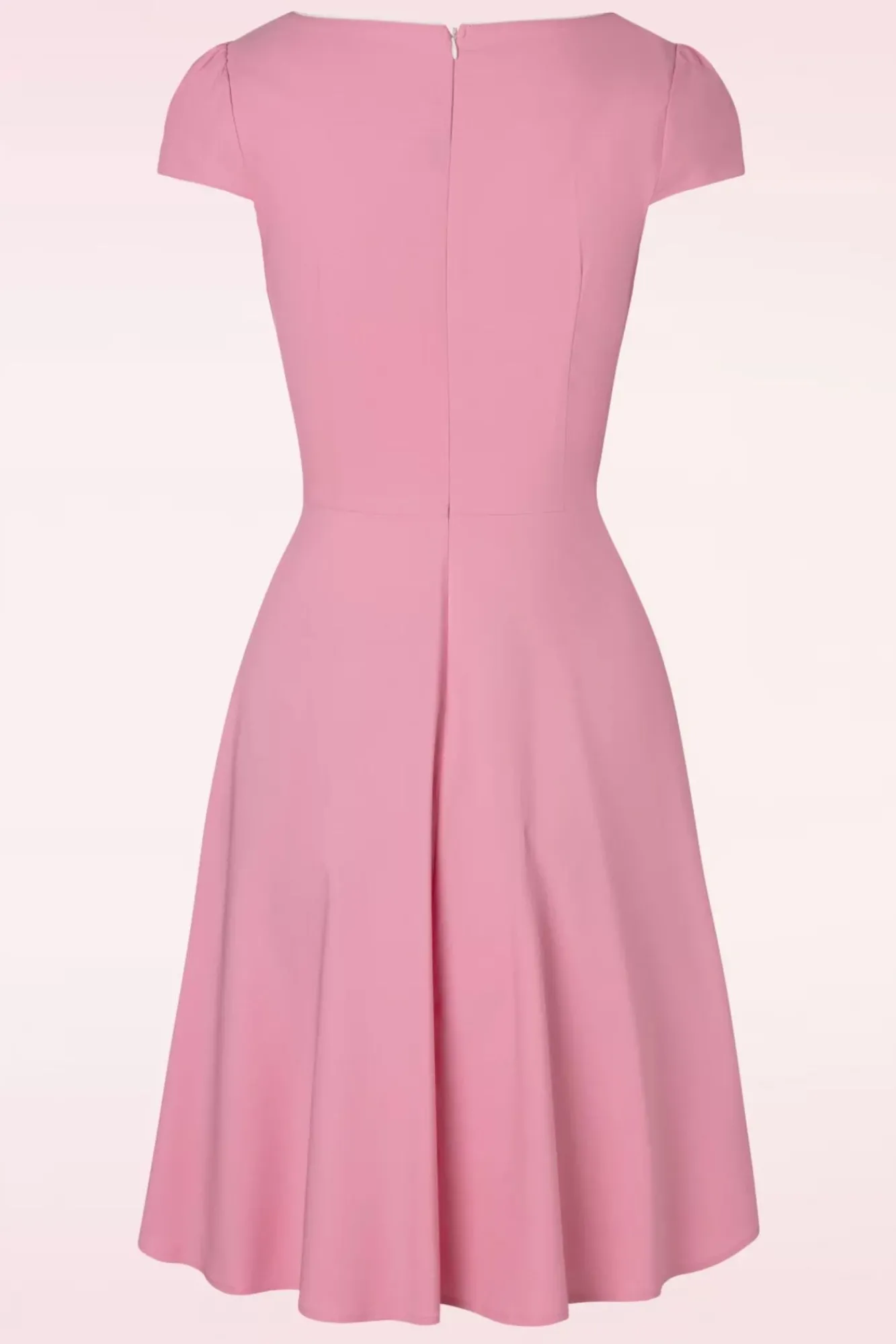 Sale Connie Swingjurk In Babyroze Vrouwen Plus Size Jurken