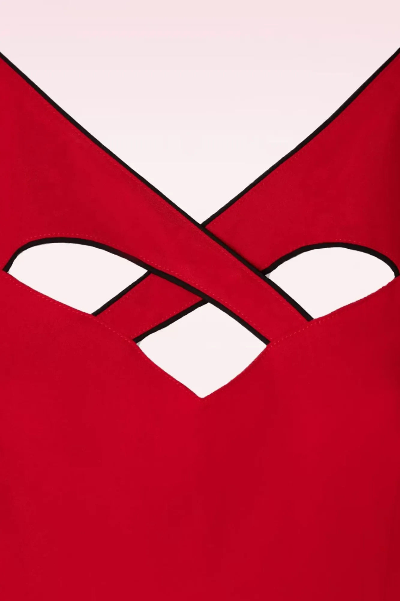 Outlet Connie Swingjurk In Rood Vrouwen Plus Size Jurken