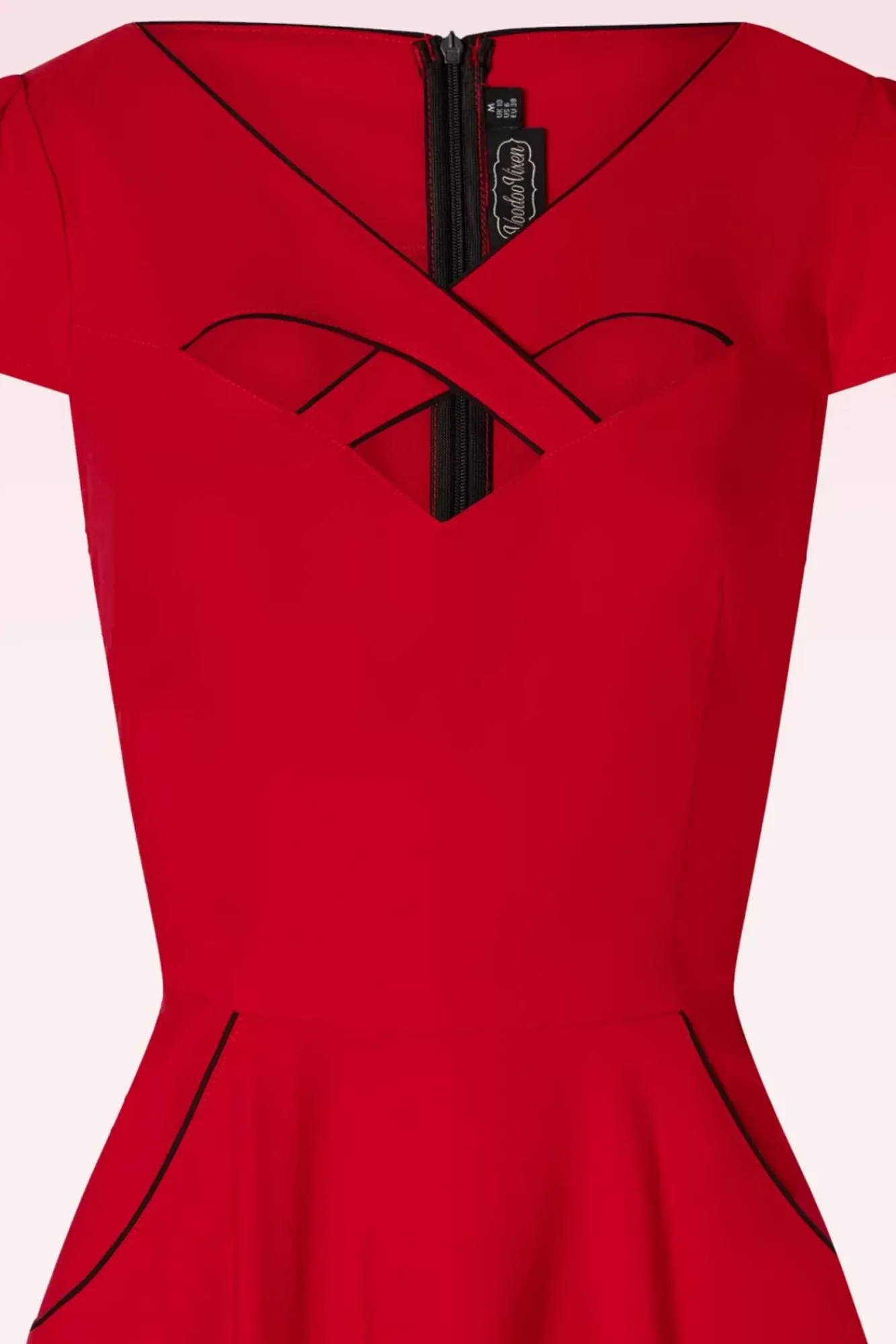 Outlet Connie Swingjurk In Rood Vrouwen Plus Size Jurken