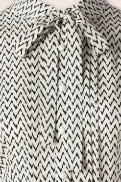 Discount Crepe Flare Jurk In Creme Vrouwen Swing Jurken