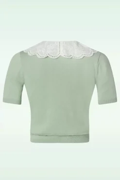 Outlet Cutie Cardigan In Seafoam Groen Vrouwen Vestjes
