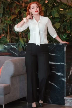 Clearance Dakota Pantalon In Zwart Vrouwen Broeken