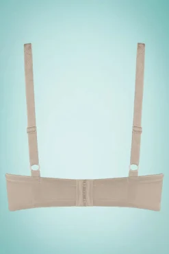 Clearance Dame De Paris Glitter-Bh In Beige Vrouwen Bh's