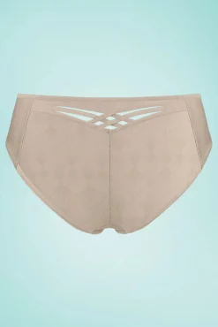 New Dame De Paris Glitterbroekje In Beige Vrouwen Lingerie