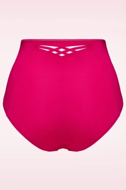 Clearance Dame De Paris High Waist Slip In Azalea Rood Vrouwen Lingerie