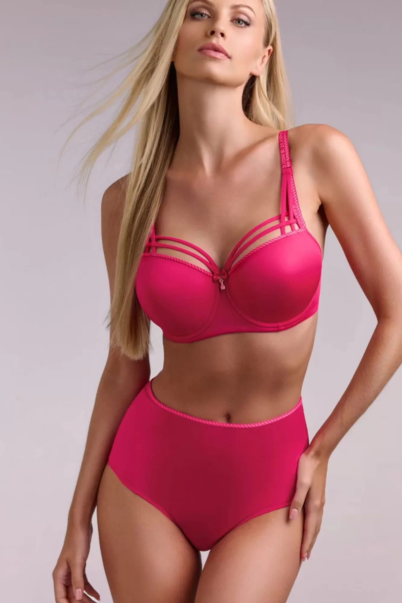 Clearance Dame De Paris High Waist Slip In Azalea Rood Vrouwen Lingerie