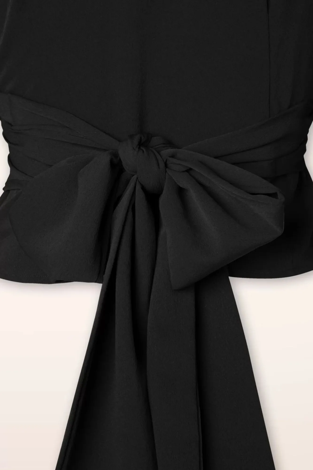 Clearance Darla Overslag Blouse In Zwart Vrouwen Blouses