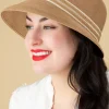 Clearance Diana Straw Cloche Hoed In Zand Vrouwen Hoeden & Fascinators