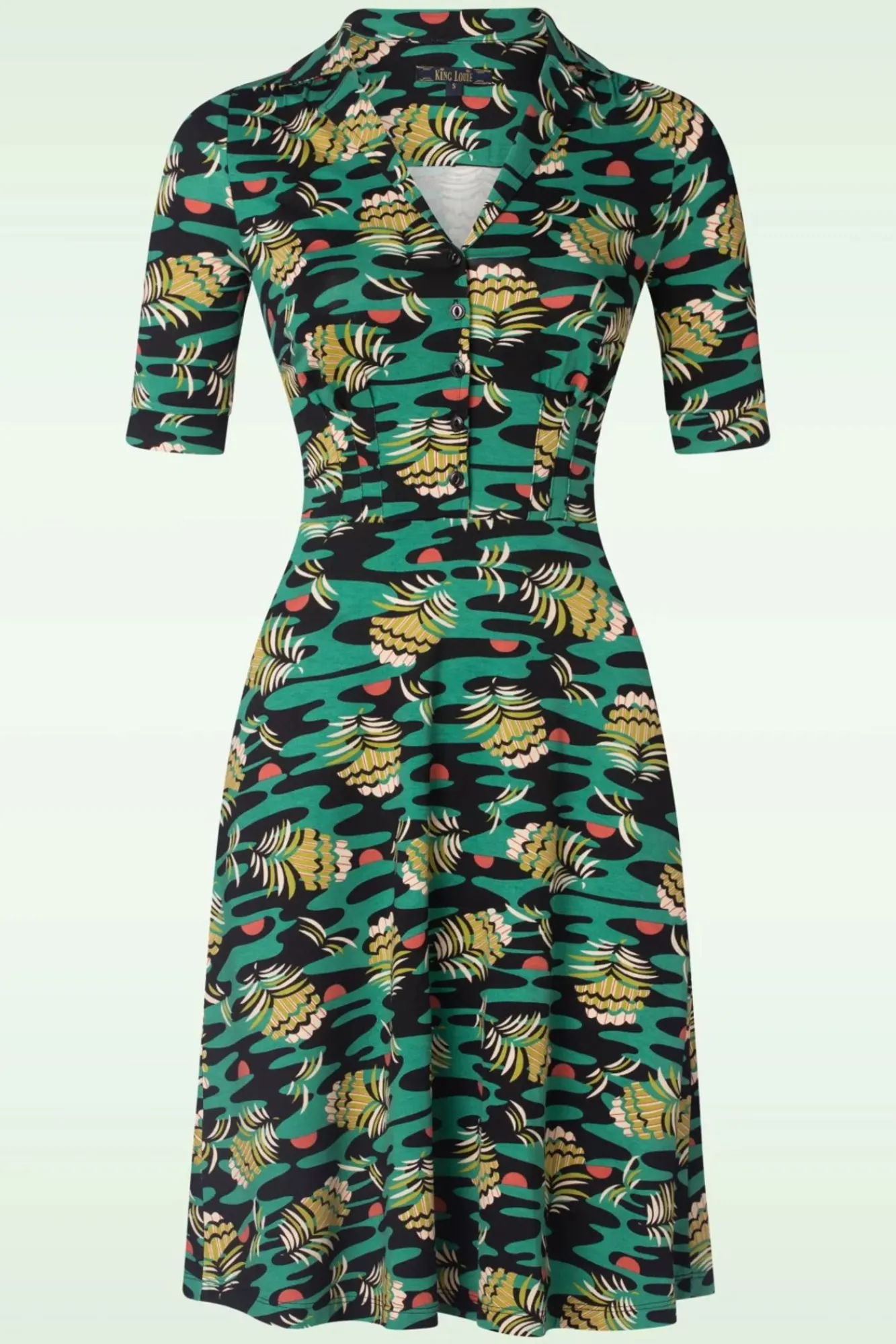 Hot Diner Pica Jurk In Zwart Vrouwen A Lijn Jurken