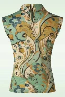 Discount Dita Top Frenzy In Dusty Turquoise Vrouwen Tops