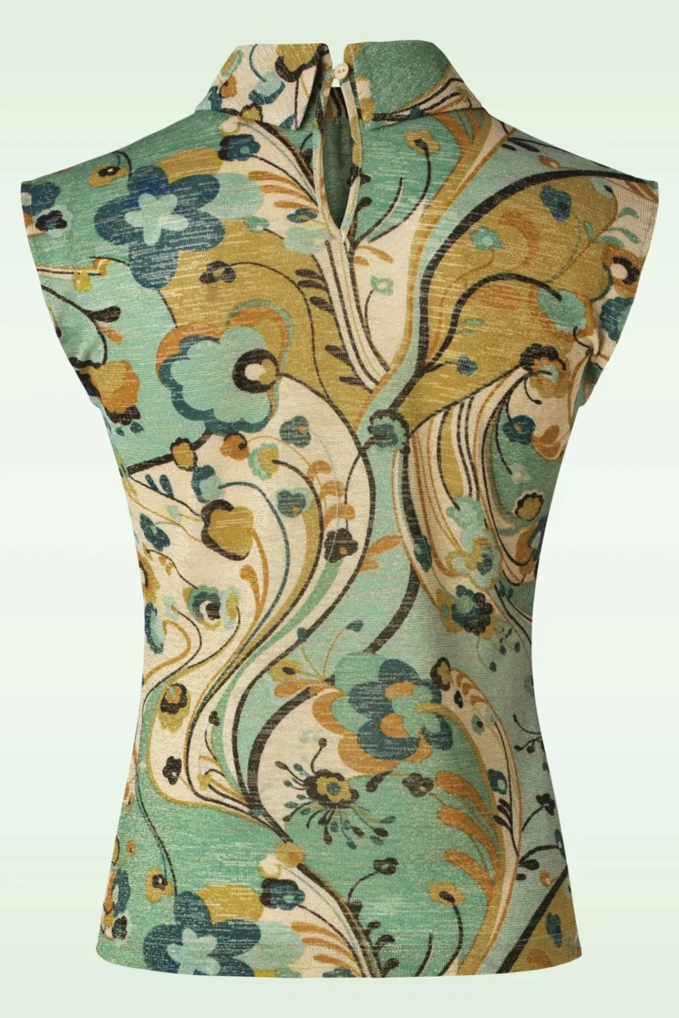 Discount Dita Top Frenzy In Dusty Turquoise Vrouwen Tops