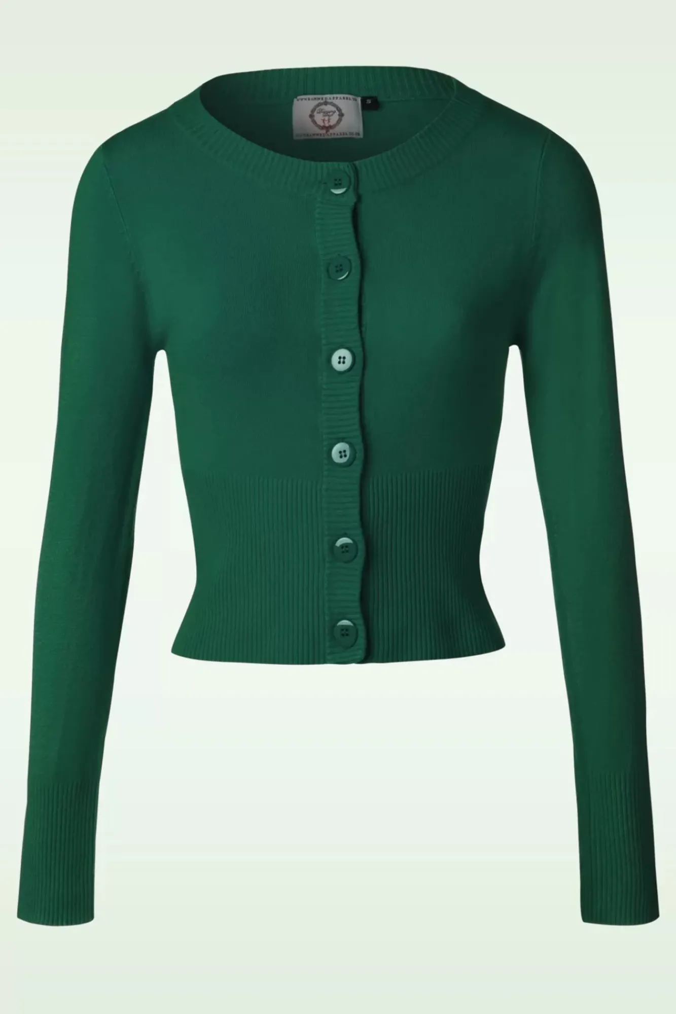 Discount Dolly Vest In Donkergroen Vrouwen Vestjes