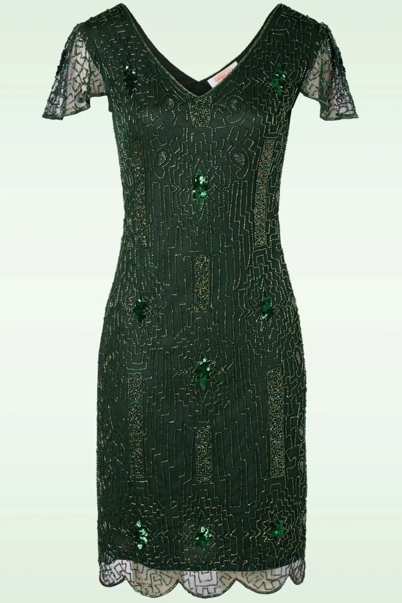 Sale Downton Abbey Flapper Jurk In Groen Vrouwen Plus Size Jurken