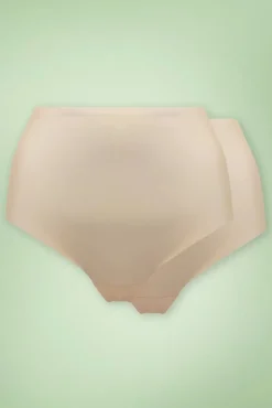 Best Dream Organics Panty 2-Pack In Latte Vrouwen Lingerie