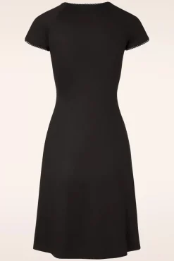 Sale Ecovero Classic Overslagjurk In Zwart Vrouwen Plus Size Jurken